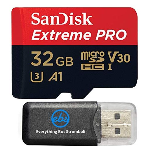 샌디스크 32GB Sandisk Extreme Pro 4K Memory Card works with Gopro Hero 6, Fusion, Hero 5, Karma Drone, Hero 4, Session, Hero 3, 3+, Hero + Black - UHS-1 V30 32G Micro SDHC w/ Everything But