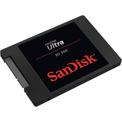 샌디스크 SanDisk - SDSSDH3-2T00-G25 Ultra 3D NAND 2TB Internal SSD Black & StarTech USB3S2SAT3CB SATA to USB Cable USB 3.0 to 2.5” SATA III Hard Drive Adapter External Converter for SSD/HDD