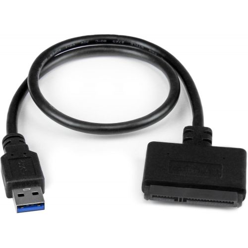 샌디스크 SanDisk SSD Plus 1TB Internal SSD & StarTech USB3S2SAT3CB SATA to USB Cable USB 3.0 to 2.5” SATA III Hard Drive Adapter External Converter for SSD/HDD Data Transfer