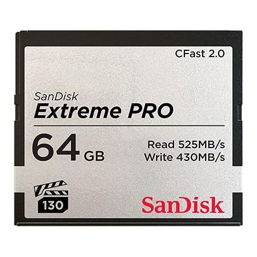 샌디스크 SanDisk 64GB Extreme PRO CFast 2.0 Memory Card - SDCFSP-064G-G46D