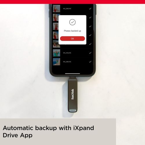 샌디스크 SanDisk 256GB iXpand Flash Drive Luxe for iPhone and USB Type-C Devices - SDIX70N-256G-GN6NE