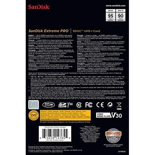 샌디스크 SanDisk Extreme Pro 32GB SDHC UHS-I Card (SDSDXXG-032G-GN4IN)