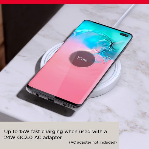 샌디스크 SanDisk Ixpand Wireless Charger Pad 15W (No AC adapter) - Wireless charging pad for Qi-compatible smart phones and devices - SDIZB0N-000G-GNCNN