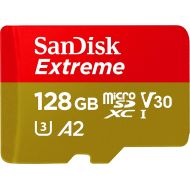 SanDisk 256GB Extreme microSD UHS-I Card with Adapter - U3 A2 - SDSQXA1-256G-GN6MA