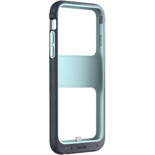 샌디스크 SanDisk iXpand 64GB Memory Case for iPhone 66s - Retail Packaging - Sky Blue