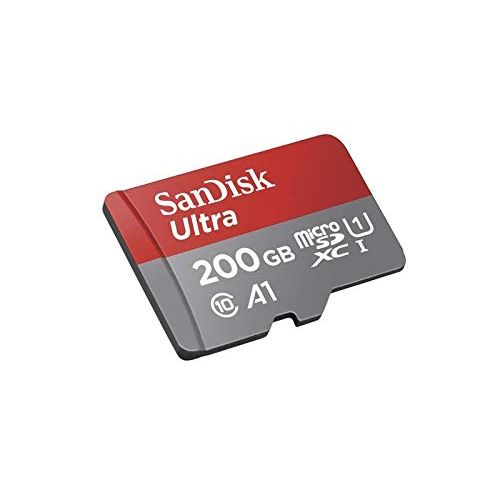 샌디스크 SanDisk 200GB Ultra Micro SDXC Memory Card Bundle Works with Samsung Galaxy J2 (2017), J2 Core, J2 Pro (2018) Phone UHS-I Class 10 (SDSQUAR-200G-GN6MA) Plus Everything But Strombol