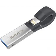 SanDisk iXpand Flash Drive 64GB for iPhone and iPad, BlackSilver, (SDIX30N-064G-GN6NN)