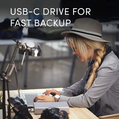  SanDisk Professional 4TB G-DRIVE Enterprise-Class Desktop Hard Drive HDD, Ultrastar Drive Inside, Up to 195MB/s, USB-C (5Gbps), USB 3.2 Gen 1 - SDPH91G-004T-NBAAD