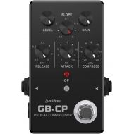 SanJune GB-CP Optical Compressor Guitar and Bass Effects Pedal, Black