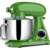 SanLidA All-Metal COOKLEE Stand Mixer, 800W 8.5-Qt. Kitchen Mixer 10+1 Speeds with Dishwasher-Safe Dough Hooks, Flat Beaters, Whisk & Pouring Shield, SM-1522NM, Leprechauns Green