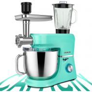 [아마존베스트]SanLidA 6-IN-1 Stand Mixer, 9.5 Qt. Multifunctional Electric Kitchen Mixer with 9 Accessories for Most Home Cooks, SM-1507BM, Mojito Green