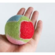 /SanaFelt Learning Shapes Wet Felted Ball, Felted Activity Toy, Waldorf Toy for Kid and Baby, Birthday gift, Baby Shower Gift, Sensory Toy, Waldorf