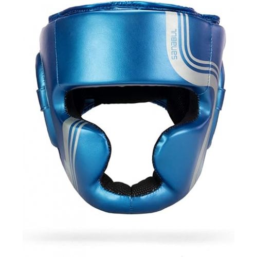  Sanabul Core Series Boxing Headgear for Men and Women | Full-Face Coverage, Impact-Dura Shock Tech, Secure Fit | Elevate Your Protection for Multiple Combat Sports | Boxing Gear