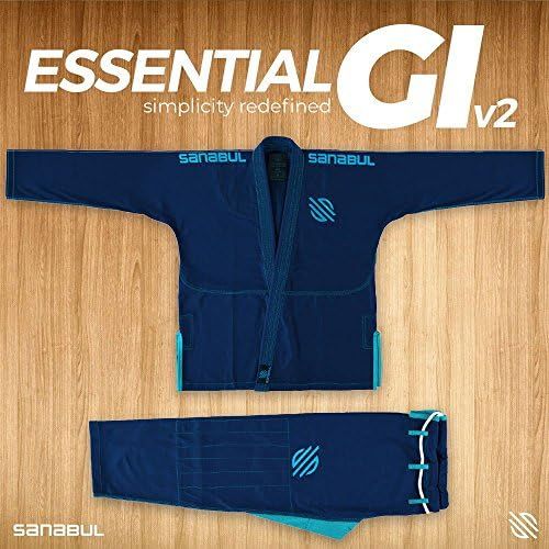  Sanabul Essentials V.2 Ultra Light Preshrunk BJJ Jiu Jitsu Gi (See Special Sizing Guide)