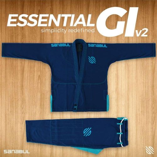  Sanabul Essentials V.2 Ultra Light Preshrunk BJJ Jiu Jitsu Gi (See Special Sizing Guide)