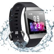 [아마존 핫딜] Sanag Smart Watch for Android and iOS Phone 2019 Version Smartwatch IP68 Waterproof, Buletooth Fitness Activity Tracker with Heart Rate Monitor ECG+PPG Pedometer Sleep Tracker Message Re