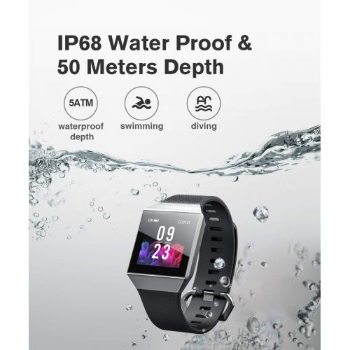  [아마존 핫딜] Sanag Smart Watch for Android and iOS Phone 2019 Version Smartwatch IP68 Waterproof, Buletooth Fitness Activity Tracker with Heart Rate Monitor ECG+PPG Pedometer Sleep Tracker Message Re
