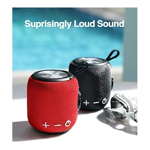  Portable Bluetooth Speaker,SANAG Bluetooth 5.0 Dual Pairing Loud Wireless Mini Speaker, 360 HD Surround Sound & Rich Stereo Bass,24H Playtime, IPX67 Waterproof for Travel, Outdoors