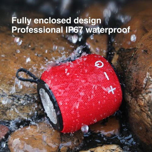  Portable Bluetooth Speaker,SANAG Bluetooth 5.0 Dual Pairing Loud Wireless Mini Speaker, 360 HD Surround Sound & Rich Stereo Bass,24H Playtime, IPX67 Waterproof for Travel, Outdoors