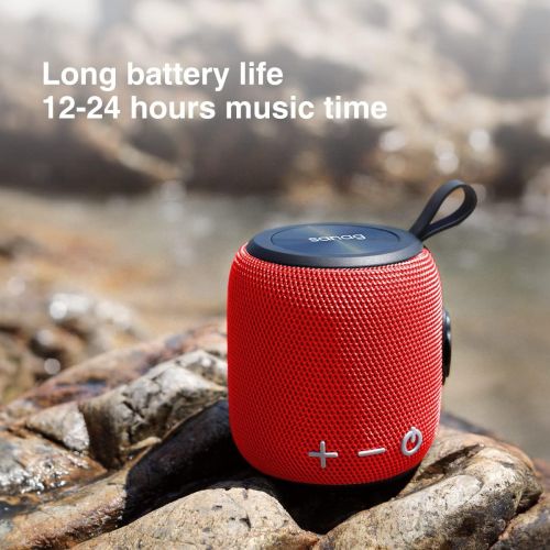  Portable Bluetooth Speaker,SANAG Bluetooth 5.0 Dual Pairing Loud Wireless Mini Speaker, 360 HD Surround Sound & Rich Stereo Bass,24H Playtime, IPX67 Waterproof for Travel, Outdoors