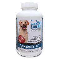 Sanavet Laboratories Bladder Support & Urinary Incontinence in Dogs - Tasty Chewables Promote Healthy Urinary Tract Function - 120 Tablets
