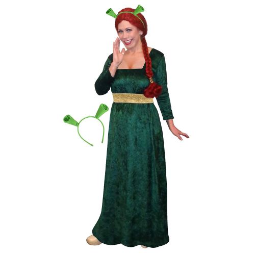  Sanctuarie Designs Womens Princess Fiona Shrek Plus Size Supersize Halloween Costume Dress