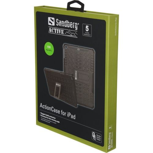  Sandberg (Q70KS) [Sandberg] Action Case iPad Air 2 Folding Stand Black