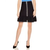 Sandro Eudine Front-Zip A-Line Skirt