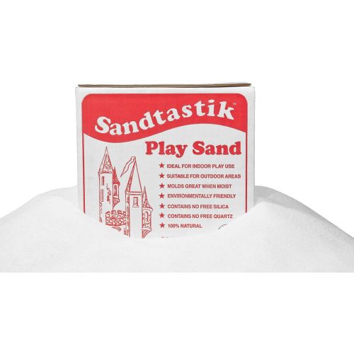  [아마존베스트]Sandtastik Sparkling White Play Sand, 25 Pounds