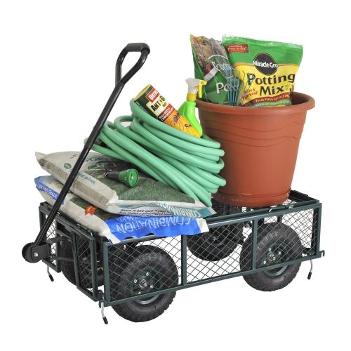  Sandusky Lee CW3418 Muscle Carts Steel Utility Garden Wagon, 400 lb. Load Capacity, 21-3/4 Height x 34 Length x 18 Width