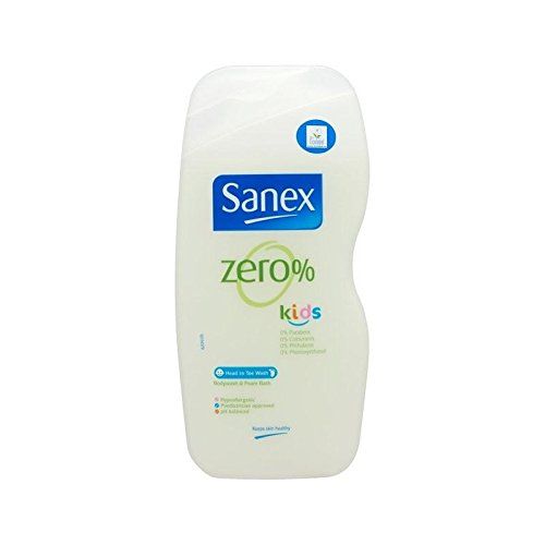  Sanex Kids Zero% Bodywash & Bath Foam 500ml - Pack of 6