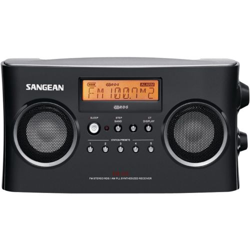  Sangean PR-D5-BK Digital Portable Stereo Receiver with AMFM Radio (Black)