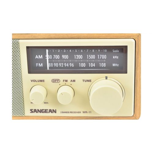  Sangean AM/FM Analog Tuning w/ LED Indicator Radio WR-11