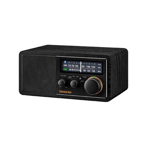  Sangean AM / FM / Aux-in / Bluetooth Wooden Cabinet Radio SG-118