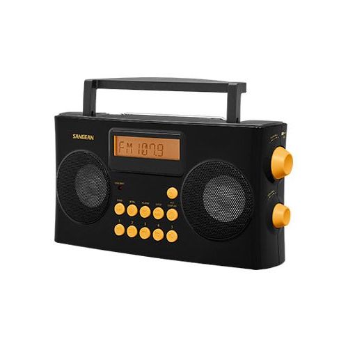  Sangean AM/FM-RDS Portable Radio Specially Designed for the Visually Impaired with Helpful PR-D17