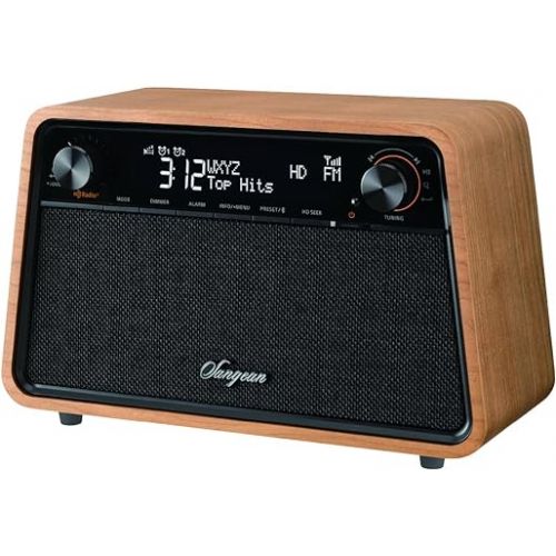  Sangean HDR-19 HD Radio/AM/FM-RDS/Bluetooth/AUX Premium Wooden Cabinet Radio