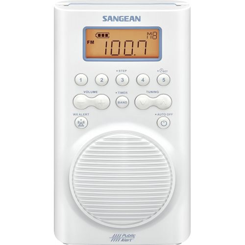  [아마존베스트]Sangean H205 AM/FM Weather Alert Waterproof Shower Radio