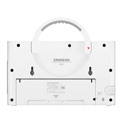  [아마존베스트]Sangean H201 Portable AM/FM/Weather Alert Digital Tuning Waterproof Shower Radio