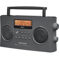 Sangean PR-D15 FM-StereoAM Rechargeable Portable Radio with Handle (Gray)