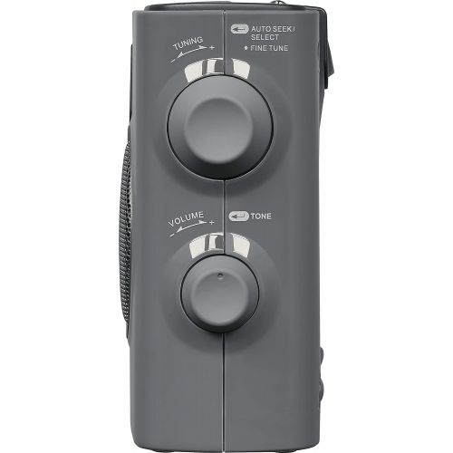  Sangean PR-D15 FM-StereoAM Rechargeable Portable Radio with Handle (Gray)