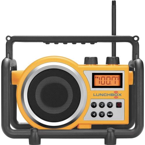  Sangean Portable Water Resistant Ultra Rugged AMFM Radio Receiver with Large Easy to Read Backlit LCD Display