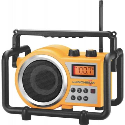  Sangean Portable Water Resistant Ultra Rugged AMFM Radio Receiver with Large Easy to Read Backlit LCD Display