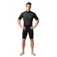 SanguineSunny Mens Neoprene Wetsuit 3mm Shorty Triathlon Diving Suit