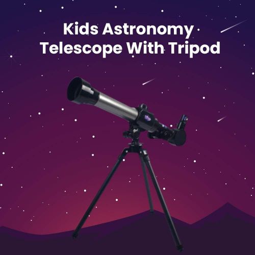  [아마존베스트]Sania Store Kids Astronomy Telescope With Tripod  20X 30X 40X Magnification Portable Travel Telescope | Lightweight,Easy-to-carry,A Great Beginners Kit For Astronomy Enthusiasts to Perform Sc