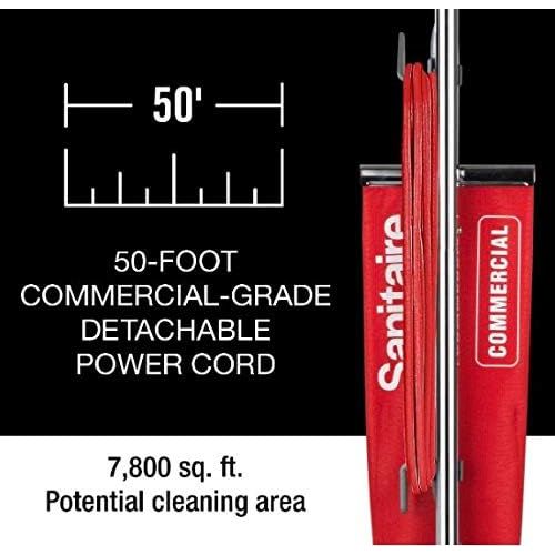  Sanitaire Tradition Upright Bagged Commercial Vacuum, SC886G 8.5 x 17.3 x 21.3
