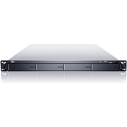  Sans Digital EliteNAS 1U 4 Bay Intel Xeon NAS + iSCSI with Redundant Power Rackmount Server EN104L+BXR (Black)