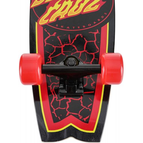 산타크루즈 Santa Cruzer Flame Dot Factory Complete Skateboard Shark 27.7