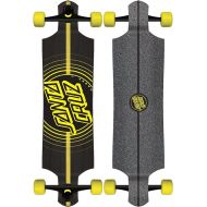 Santa Cruz Impact Drop Down Cruzer Complete Skateboard, Assorted, 40in L x 10in W