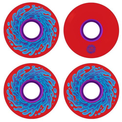 산타크루즈 Santa Cruz Skateboard Wheels + Hybrid Ceramic Bearings 66mm OG Slime