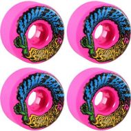 Santa Cruz Skateboards Slimeballs Vomits Mini Neon Pink Skateboard Wheels - 56mm 97a (Set of 4)